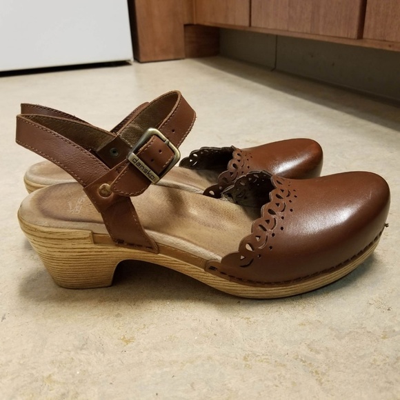 Dansko | Shoes | Adorable Dansko Brown Slingback Maisie Clogs 4 | Poshmark